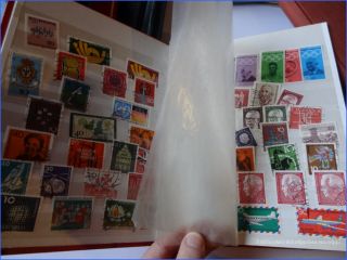 KG Briefmarken Karton mit 20 Alben Teil Sammlungen Reich & Bund