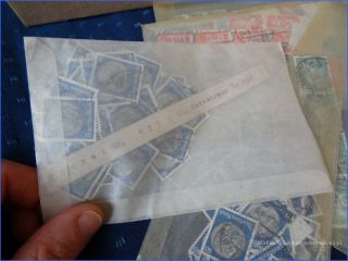 Große Sammlung Briefmarken Deutsches Reich in 62 Tüten aus 1925 1934