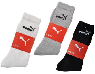 Paar Puma Socken Tennissocken Sportsocken Damensocken Herrensocken