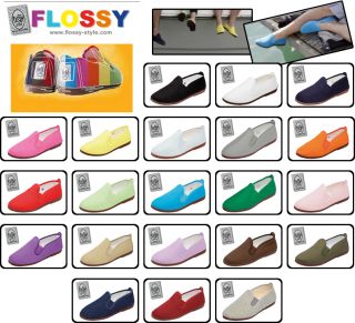Flossy Plimsole Schuhe, Herren & Damen Adult Größen 35 bis 45 (von
