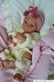 Thandie nach Bausatz Adrie Stoete Reborn Reallife Baby Puppe