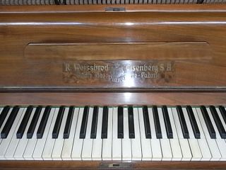 Klavier R. Weissbrod Hof Pianoforte Fabrik Eisenberg Original Zustand