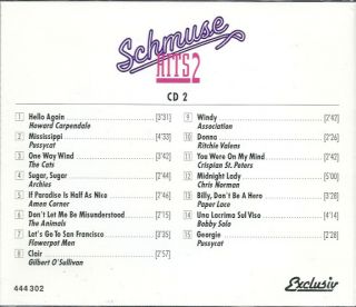 CD   Schmuse Hits 2   Die schönsten Rock Oldies   47 Super Hits auf