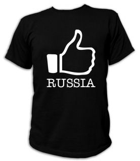 Kult T Shirt   I LIKE Russia   S XXL Party Liebe Russland Russische