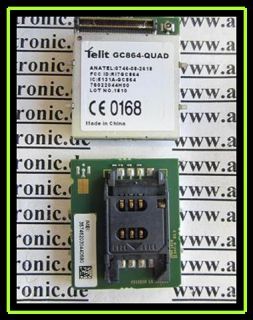 TELIT GSM / GPRS MODULE GC864 QUAD Integrated SIM holder NEU1 Stück