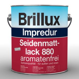 750ml Brillux Impredur Seidenmattlack 880 versch. Farbtöne 1 Ltr