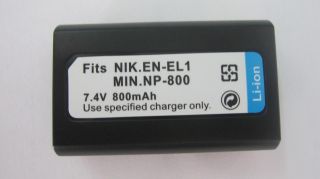 AKKU für Nikon EN EL1 ENEL1 Coolpix 5400 5700 NP800