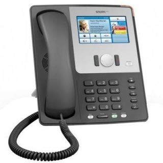 SNOM 870 VOIP Telefon (SIP) Farb Display mit Touchscreen Schwarz