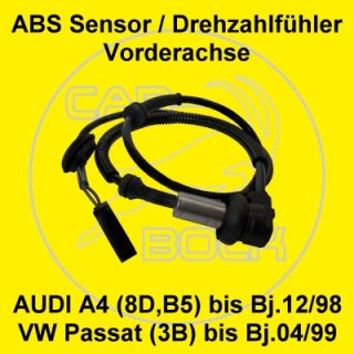 ABS Sensor Drehzahlfühler vorn AUDI A4 (8D,B5) Bj.95 98