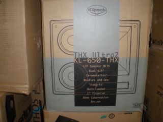 Klipsch KL 650 THX Bookshelf Speaker (Black)