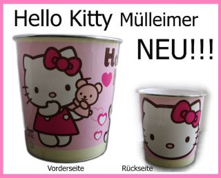 Hello Kitty Papierkorb Mülleimer Korb Abfalleimer NEU soforf