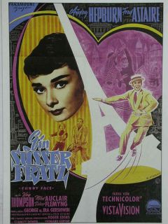 Kino 893 Filmkarte Ein suesser Fratz mit Audrey Hepburn Fred Astaire