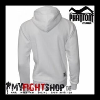 Phantom MMA Team Hoodie Kaputzenpullover weiß  NEU
