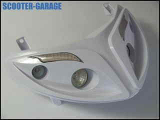 SCHEINWERFER HALOGEN + LED [Weiss] QUATTRO OPTIK   Peugeot Speedfight