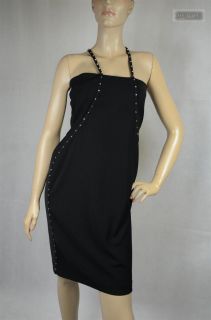 Versace Damen Abendkleid Size 42 / 28 schwarz  Worldwide