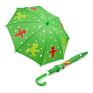 Kinderschirm / Regenschirm für Kinder Schutzmännchen Farbe grün von