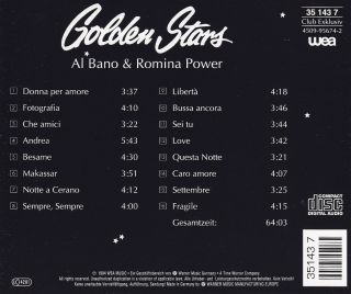 AL BANO & ROMINA POWER  CD   GOLDEN STARS international