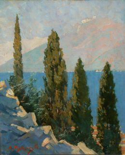 Pistorius Max (1894 1960)   Gardasee   Monte Baldo.
