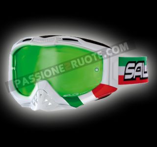 Maschera Occhiali Moto Cross Enduro Off Road Goggles Salice MX1 Ita