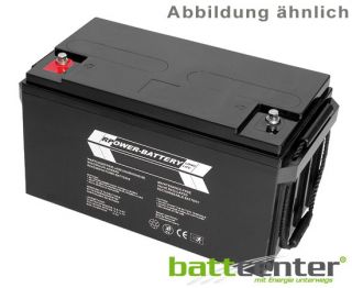 12V 80Ah RPower® AGM Batterie [L] Solarbatterie Zyklenfest Gasdicht