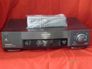 PANASONIC SUPER VHS VIDEO RECORDER NV HS950 S VHS TBC