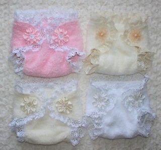 Cute minky diaper pants for reborn baby doll (various colors and sizes