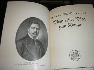 Henry M. Stanley Mein erster Weg zum Kongo, Brockhaus 1927 Ohln