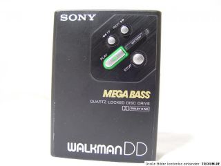 Vintage SONY Walkman WM DD DD30 + Tasche case Cassette Player