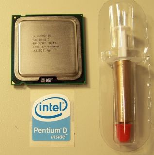 INTEL Pentium D Dual Cor 3.6GHZ 4MB/800 960 SL9AP 130w Fastest Pentium