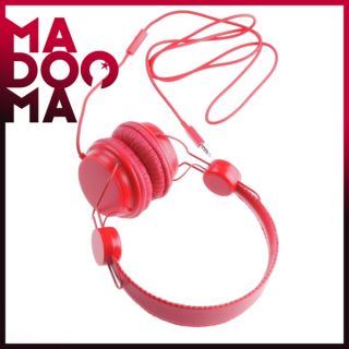 COLOUD Colors Red Rot Kopfhörer +Mikrofon Headphones Headset NEU