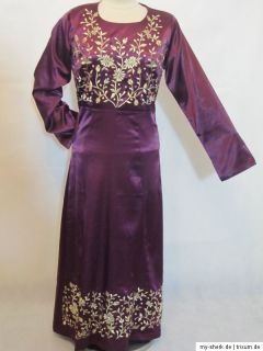 Kleid Bodenlang bordeaux elegant JILBAB CAFTAN TAKCHITA ABAYA ORIENT