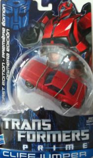 TRANSFORMERS PRIME ANIMATED SERIES FIRST EDITION DELUXE CLIFFJUMPER