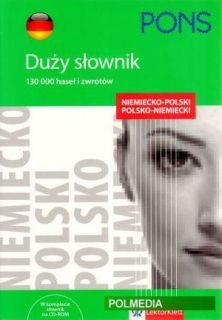 Duzy slownik niemiecko polski, polsko niemiecki + CD