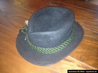 Edle 3er Trachten Hut mit 3 Federn TOP Exclusiv Trachtenhut ca. 56cm