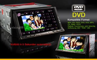 ES985GE 7 2 Din HD Touchscreen Autoradio Car DVD Player GPS Bluetooth