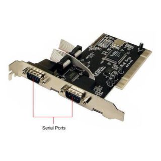 PCI KARTE SERIELL I/O RS232 ADAPTER CONTROLLER 2x COM PORT   NEUWARE
