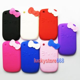 Hello Kitty Silicone Back Case Cover for BlackBerry Curve BB 8520