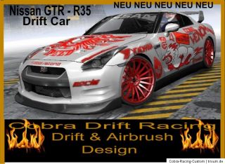 Rc Drift Car Nissan GTR   R35 von Cobra Racing Team