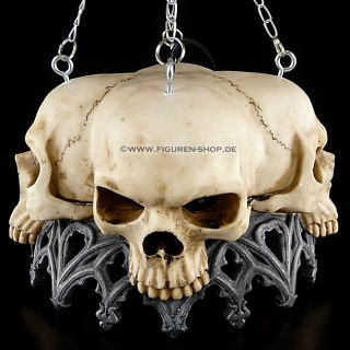 Totenkopf Deckenlampe   Markus Mayer   Skull Lampe Gothic Fantasy