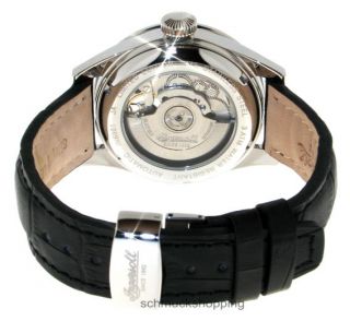 Ingersoll Uhren Herrenuhren IN6901SL Automatikuhren Uhr Lederband