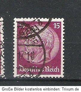 Deutsches Reich,1933 Michelnummer 488 o, gestempelt, Michelwert €