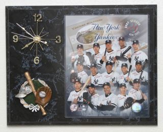 2007 New York Yankees Team Picture Clock
