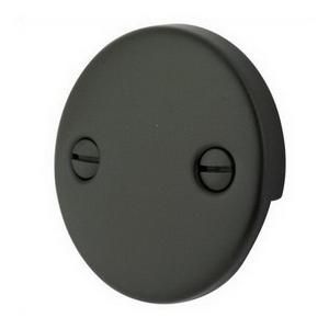 Elements of Design EDTT105 2 Hole Round Plate With Screw, Oil Rubbed