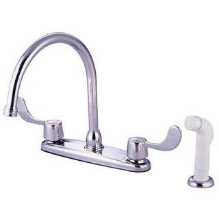 Elements of Design EB782+ Vista 8 Kitchen Faucet with Blade Handles