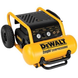 DeWALT D55146 Heavy Duty 200 PSI 4.5 Gallon Electric Wheeled Portable