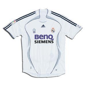 Real Madrid 2007 Home SS Soccer Jersey Clothing