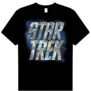 Star Trek XI 2009 Movie Character Logo black t shirt