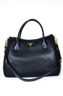 Prada handbags Large Black Leather BN2318 Clothing