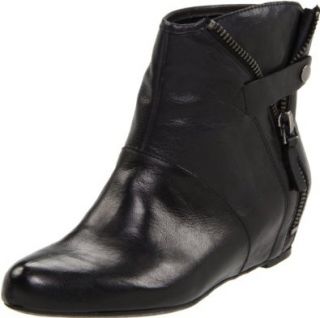  Nine West Womens Grates Ankle Boot,Black Leather,7 M US Shoes