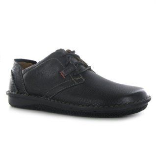 Clarks Un Beat Black Leather Mens Shoes Size 9.5 US Shoes